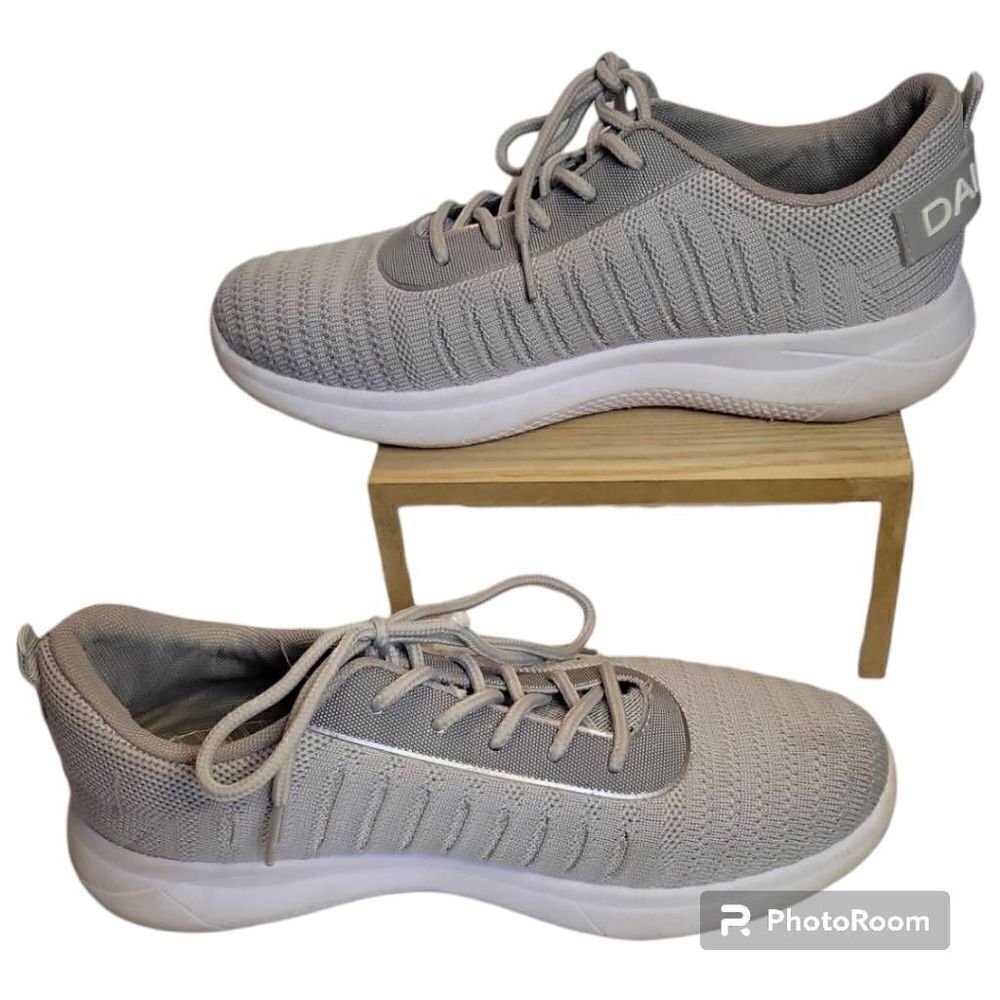Danskin Boost Grey Lace Up Sneakers Size 8